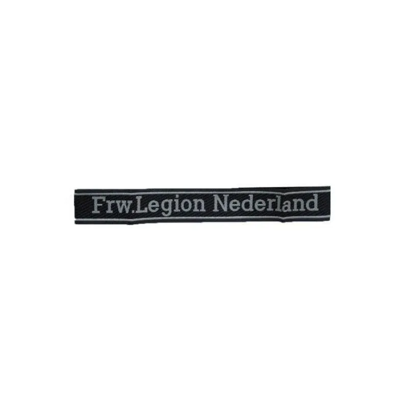 German SS Frw. Legion Nederland BEVO Cuff Title - Authentic WWII Insignia