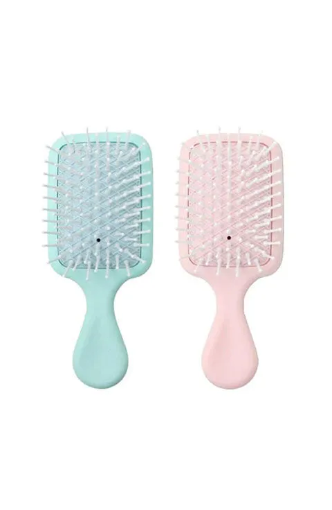 GLOSS & GLOW DETANGLE MINI PADDLE BRUSH Mint, Pink