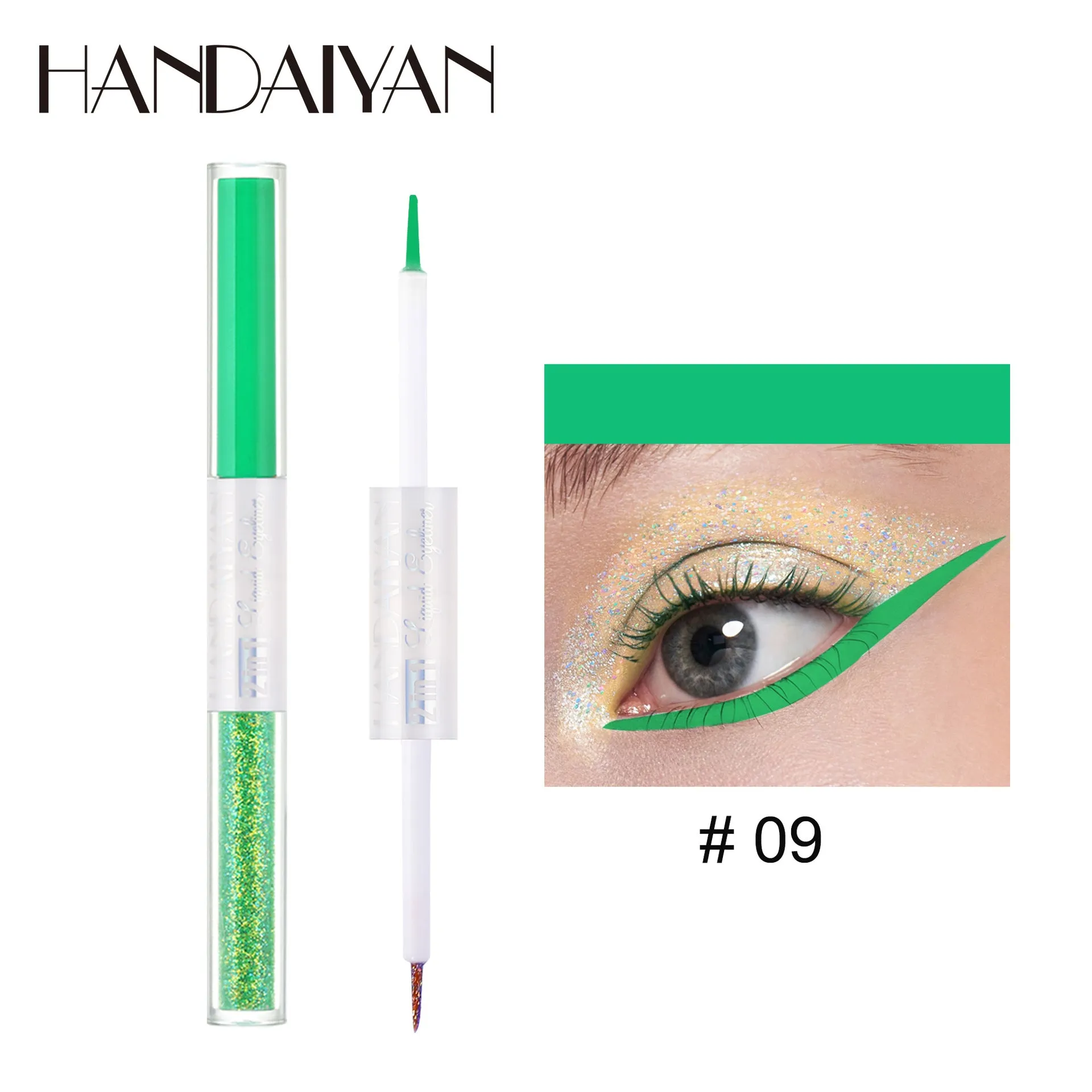 HANDAIYAN Matte Glitter Quick Dry Eye Liner Pen