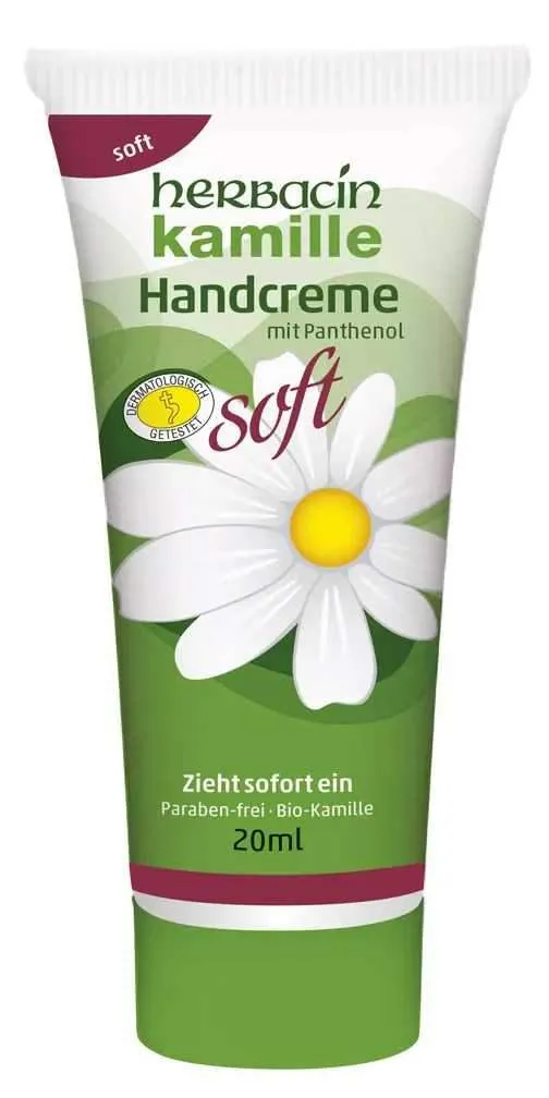 HERBACIN HAND CREAM SOFT TUBE 20ML