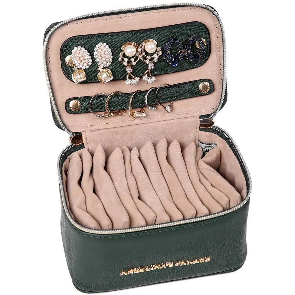 Jewelry Organizer Case Deep Evergreen