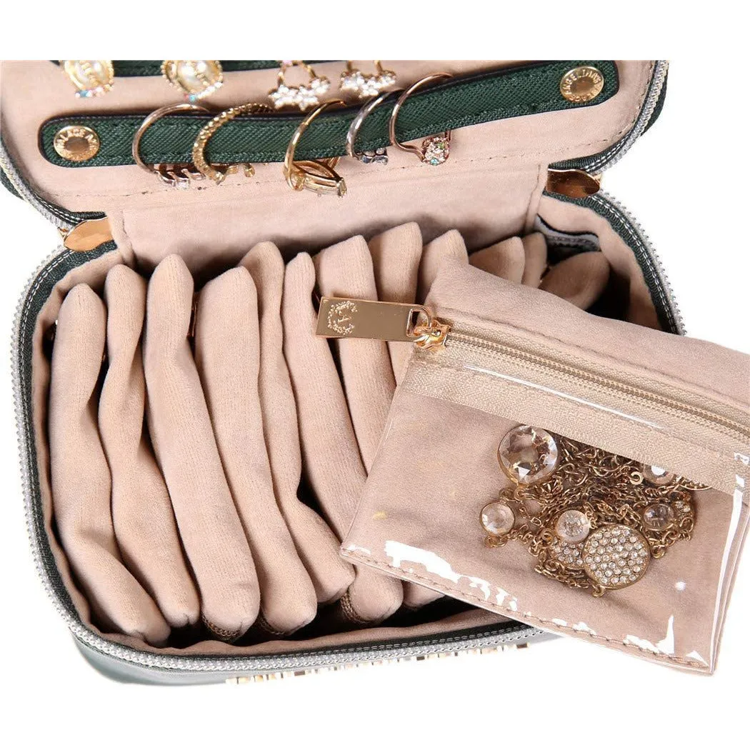 Jewelry Organizer Case Deep Evergreen