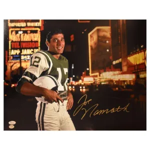 Joe Namath Signed 16x20 Broadway (JSA)