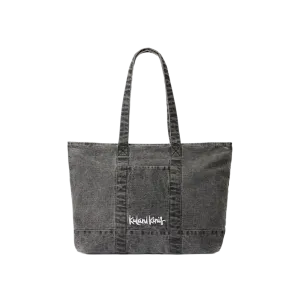 Kulani Kinis Weekender Beach Tote Bag - Black Denim