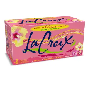 La Croix Hi-biscus 8 Pack / 12oz cans