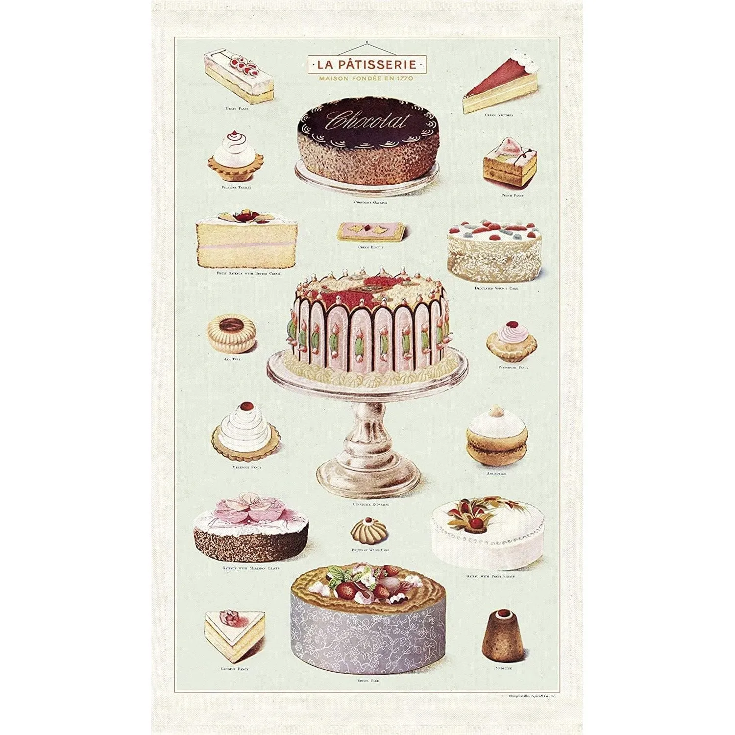 La Patisserie Tea Towel