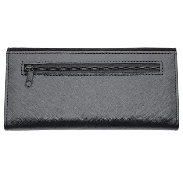 Large Leather Purse - Black   giftbox