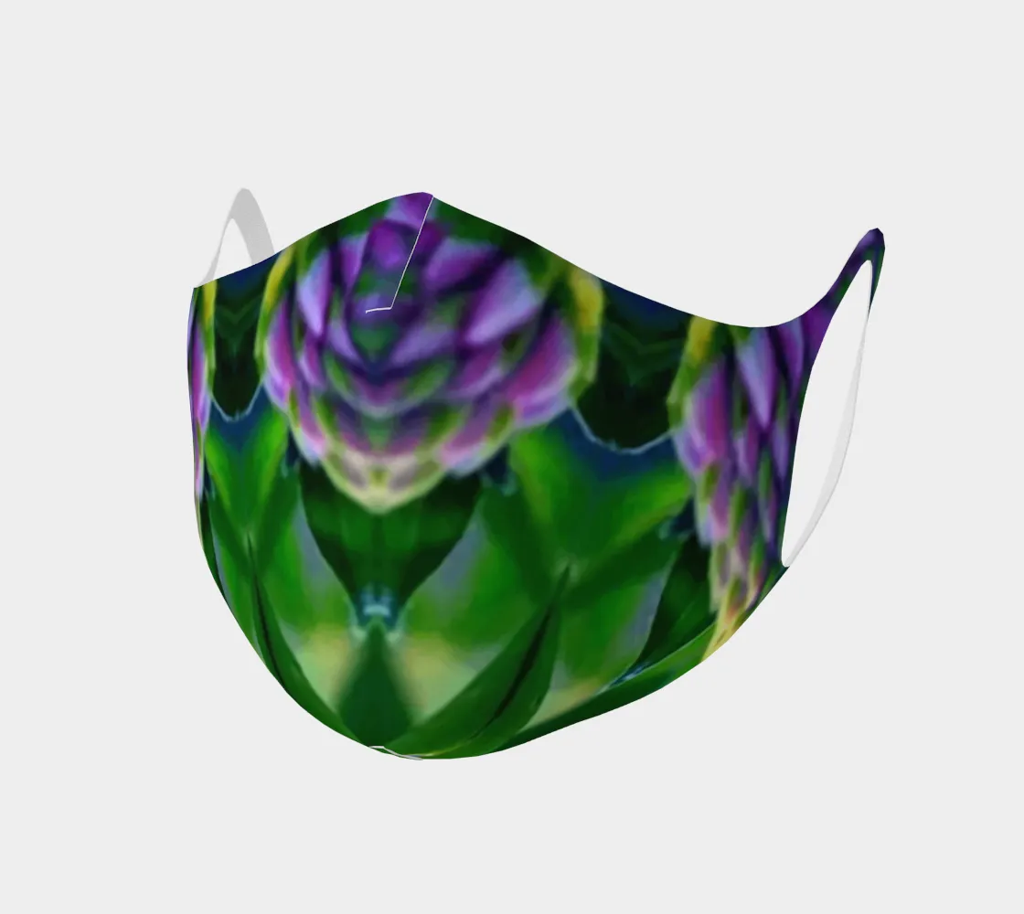 Lavender Burst 6 Poly Knit Mask