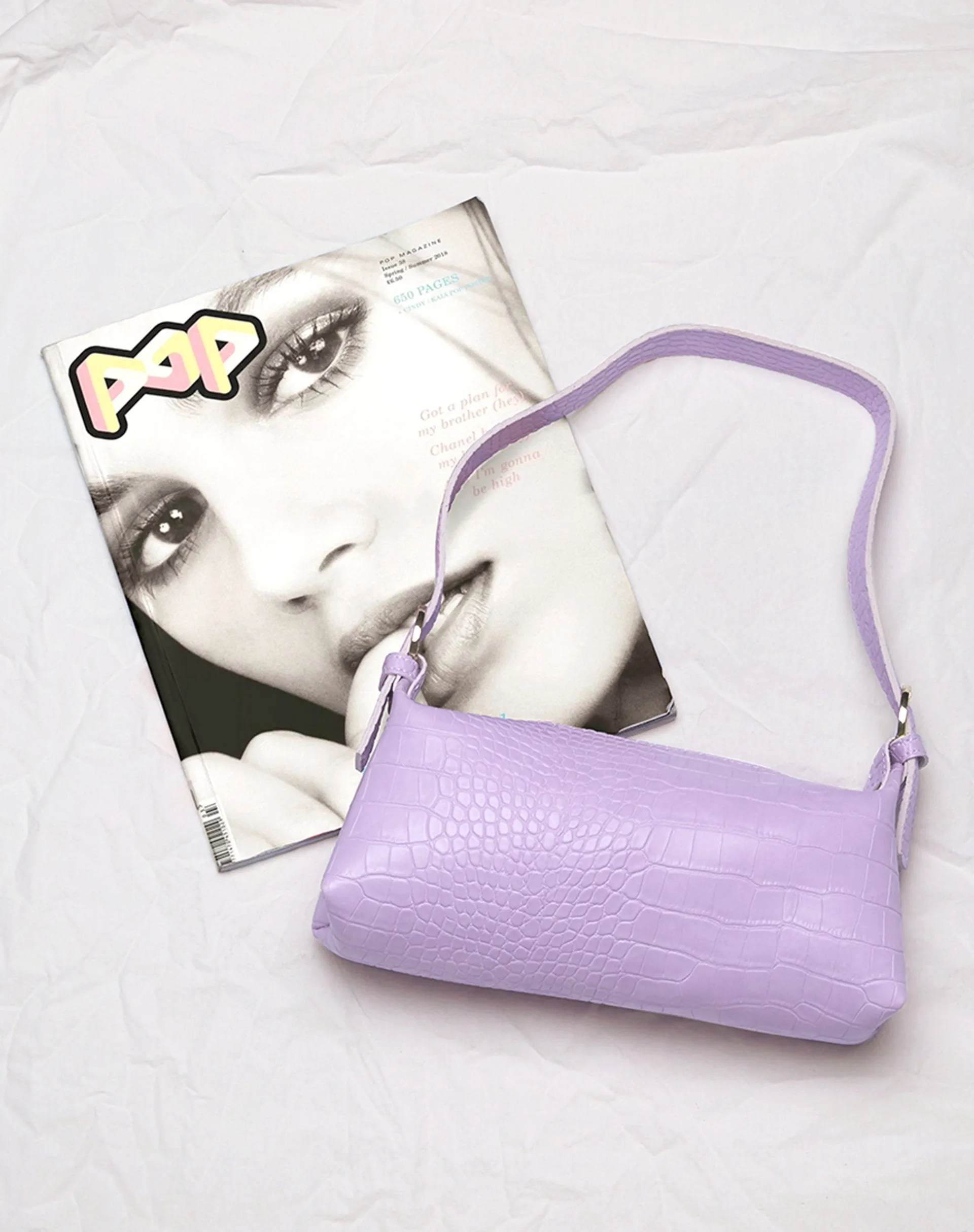 Leila Shoulder Bag in Purple