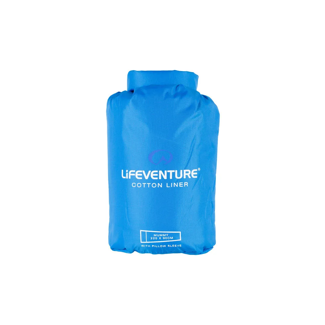 Lifeventure Cotton Sleeping Bag Liner Mummy