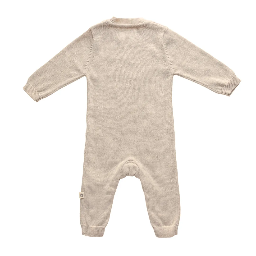 Lightweight Cable Onesie - Sand