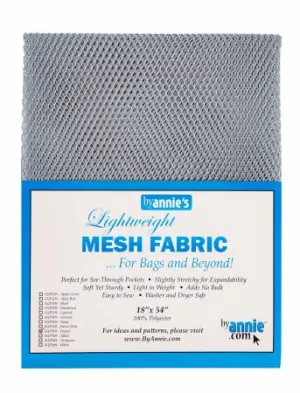 Lightweight Mesh Fabric - Pewter