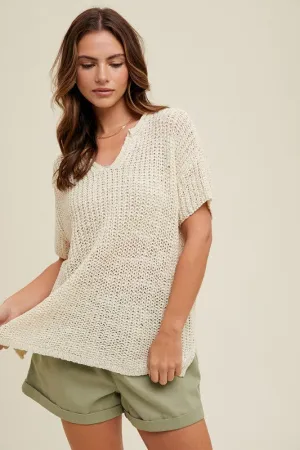 Lightweight Open Knit Sweater