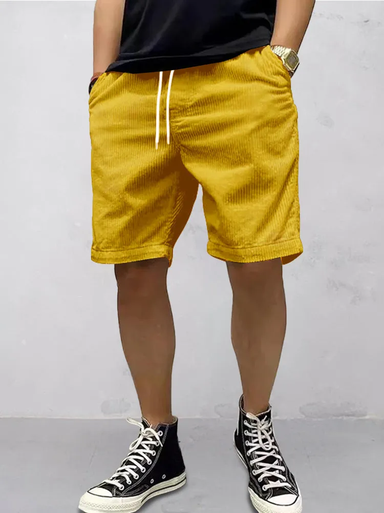 Lightweight Summer Corduroy Shorts