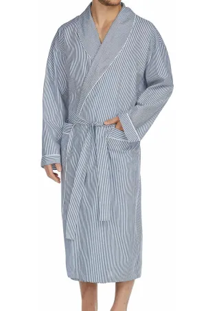 Majestic International Cobalt Woven Shawl Robe