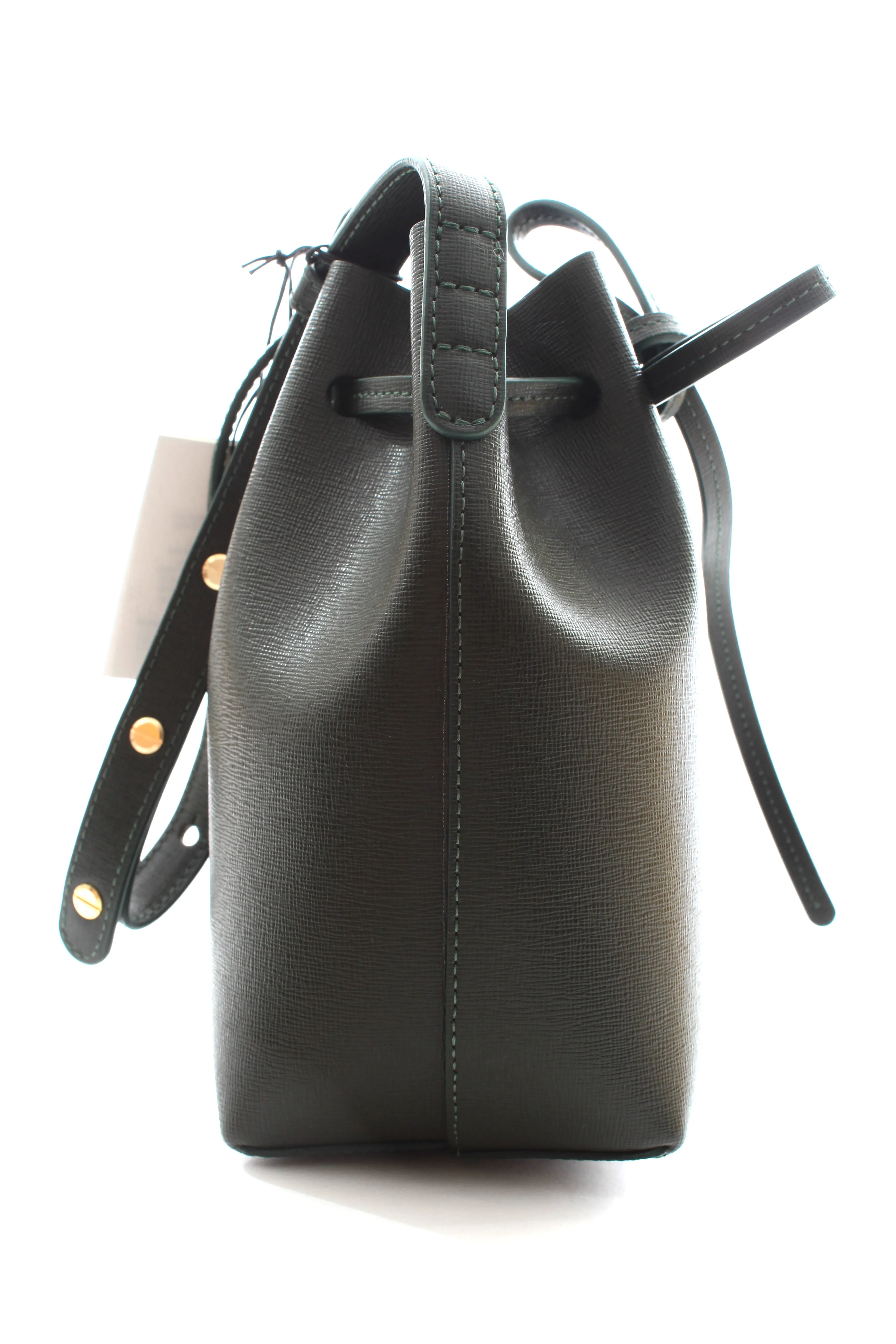 Mansur Gavriel Mini Mini Saffiano Leather Bucket Bag