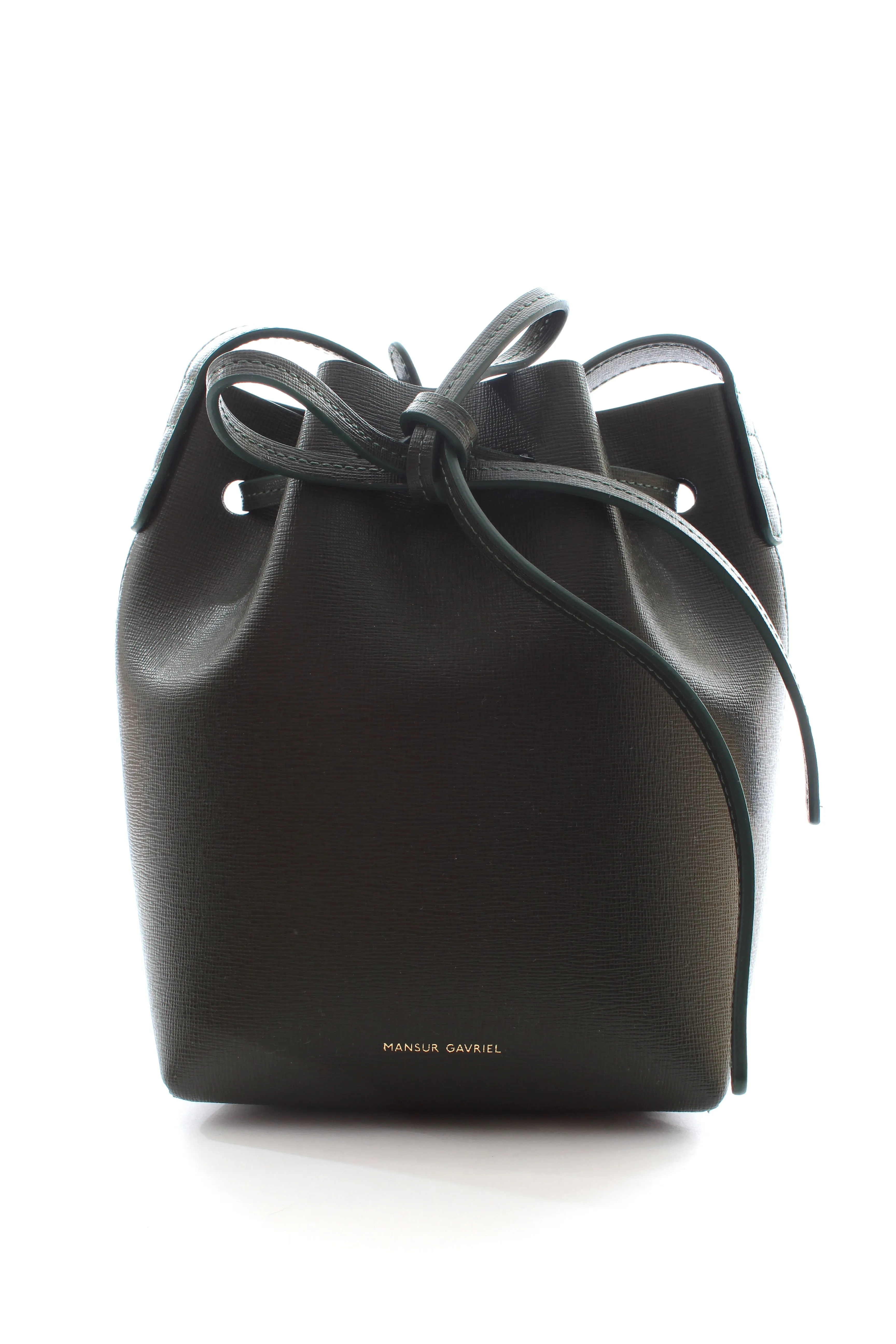 Mansur Gavriel Mini Mini Saffiano Leather Bucket Bag