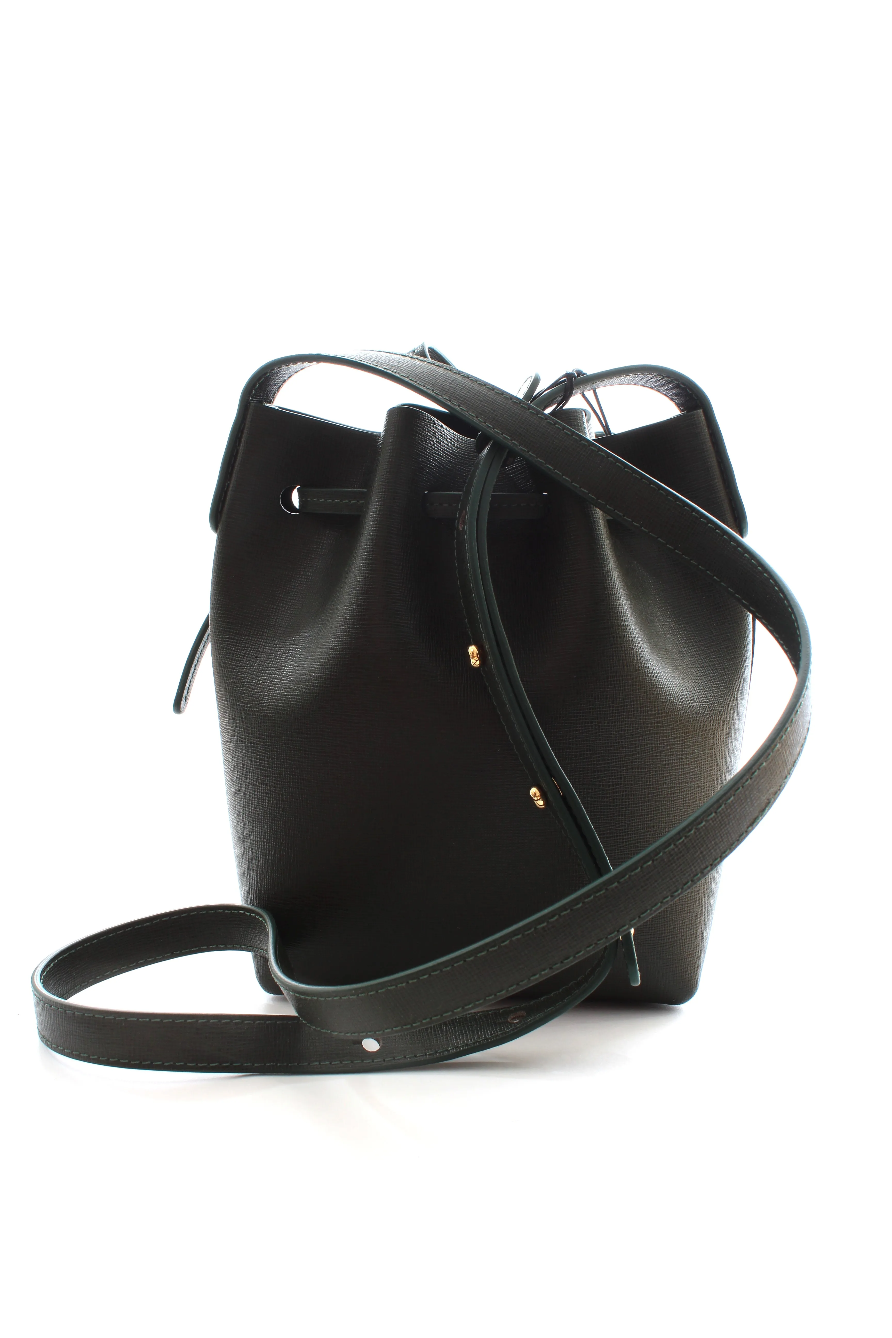 Mansur Gavriel Mini Mini Saffiano Leather Bucket Bag