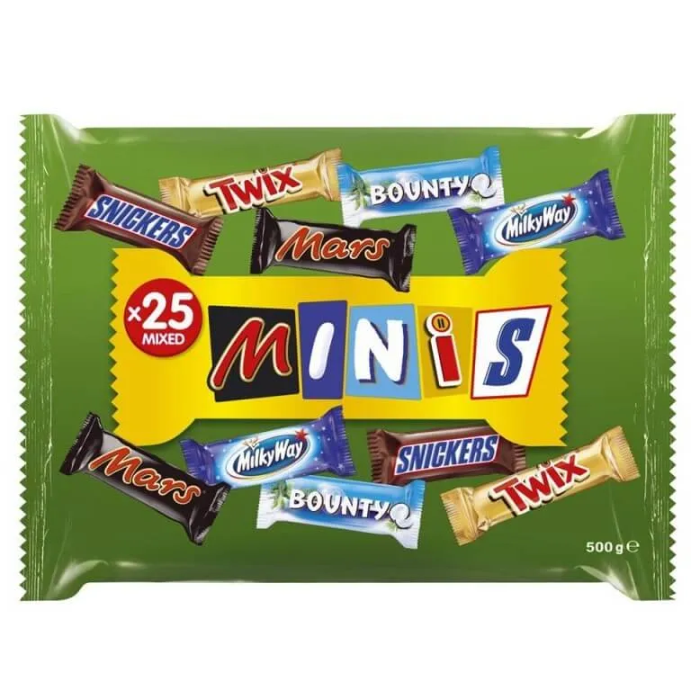 Mars Mixed Mini Chocolate Variety Bag 500g