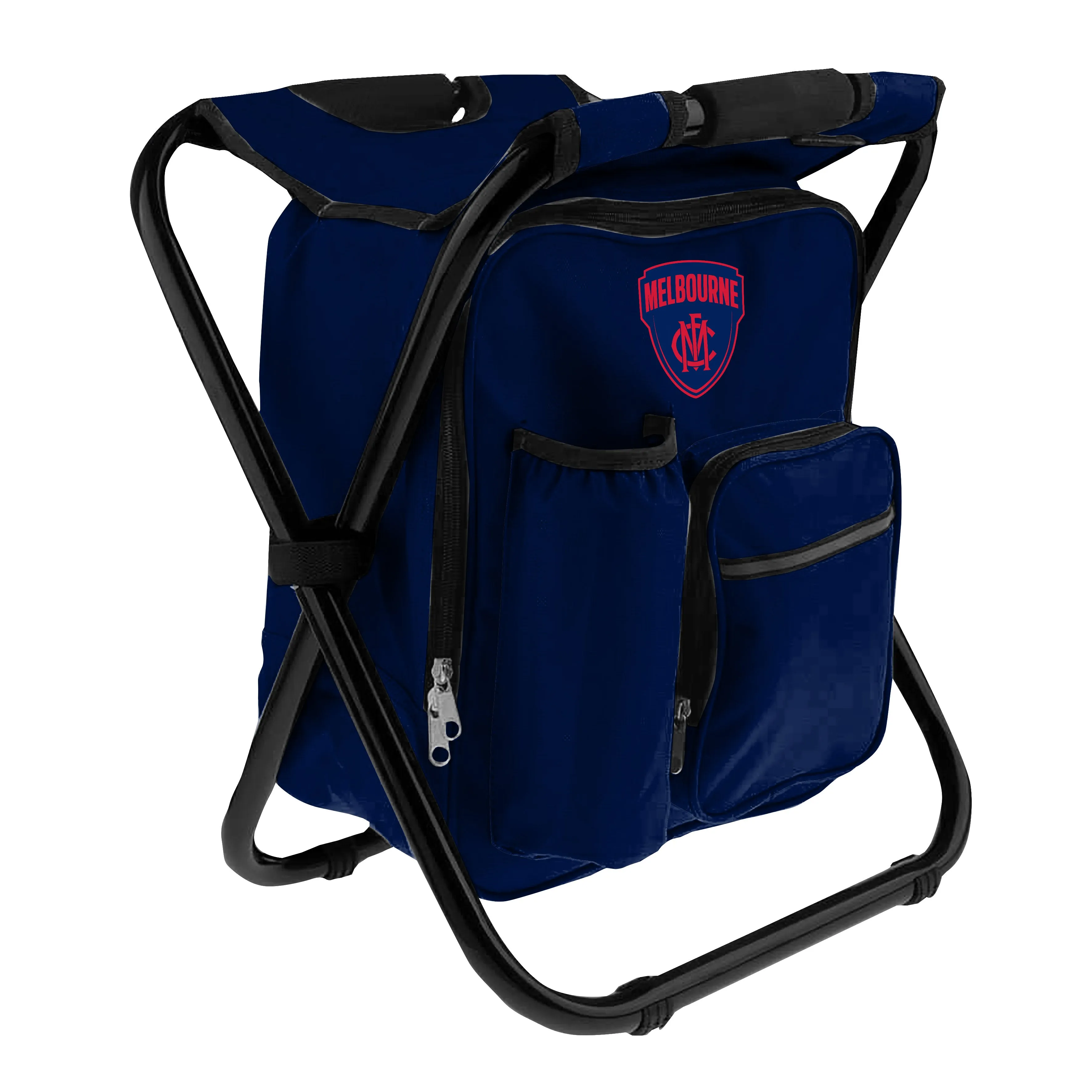 Melbourne Demons Cooler Bag Foldable Stool Seat