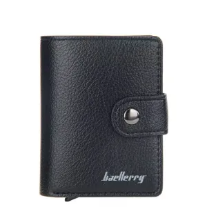 Men Card Holder Automatic Elastic Card Buckle Wallets for Men  S3008