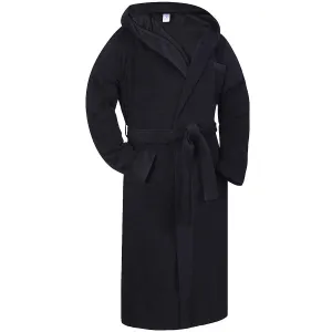 Mens Black Lightweight Bathrobe