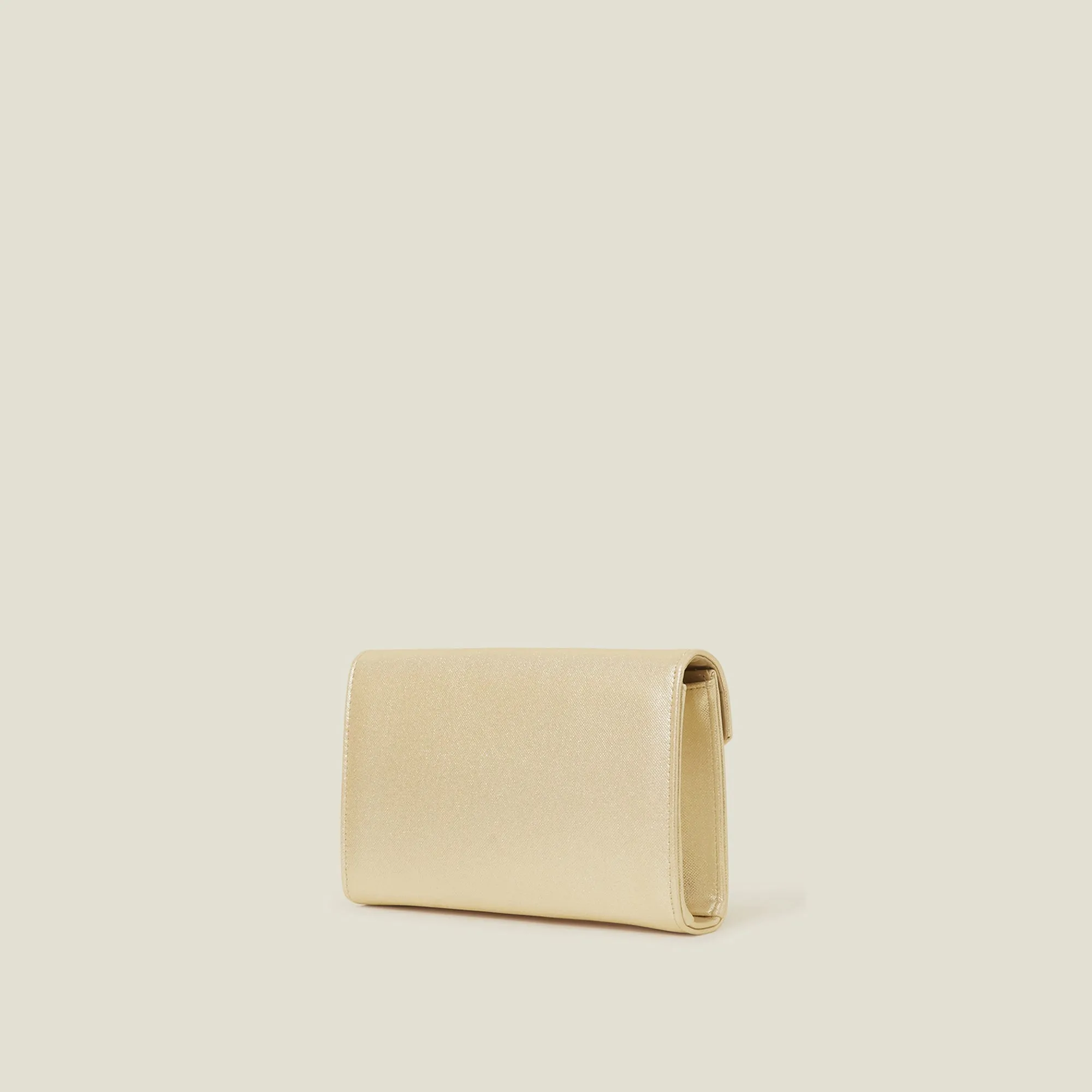 Metallic Envelope Clutch Bag-Gold