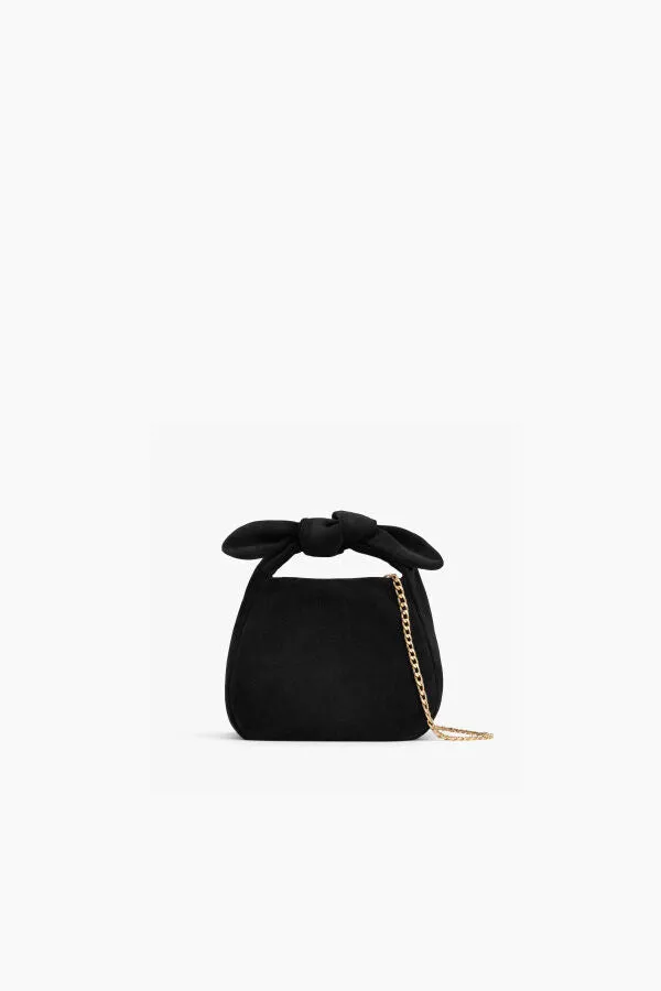 Mini Bow Bag (Suede)