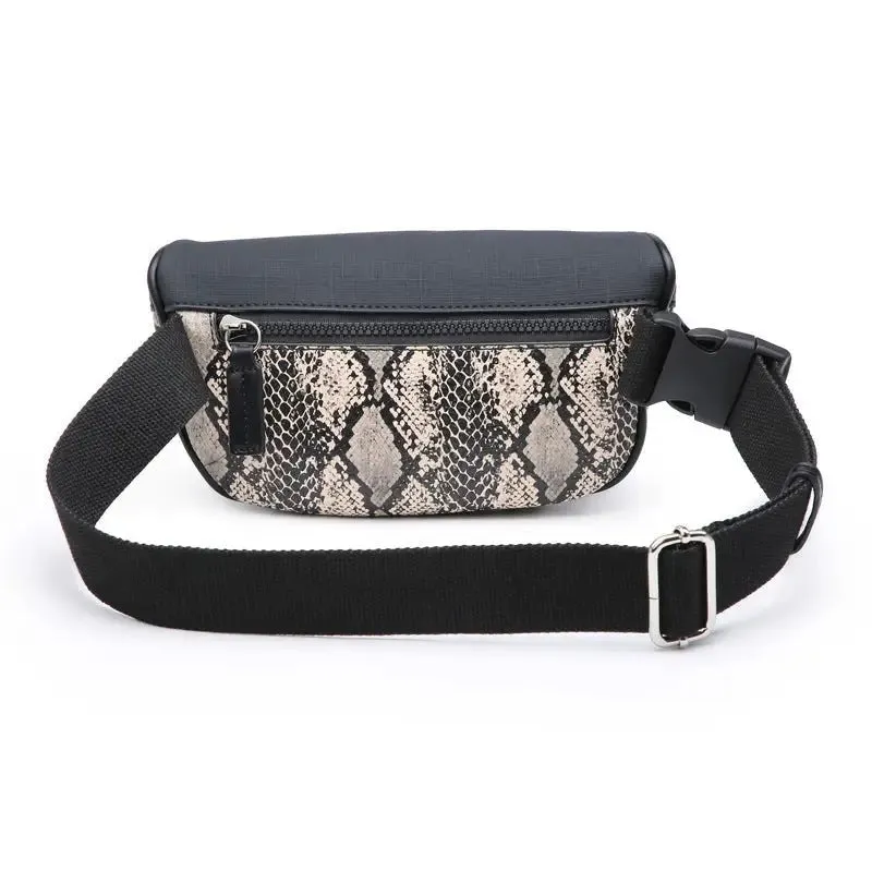 Mini Small Waist Bag with Dumpling Shape | High-Quality PU Fabric | Embossed Animal Pattern