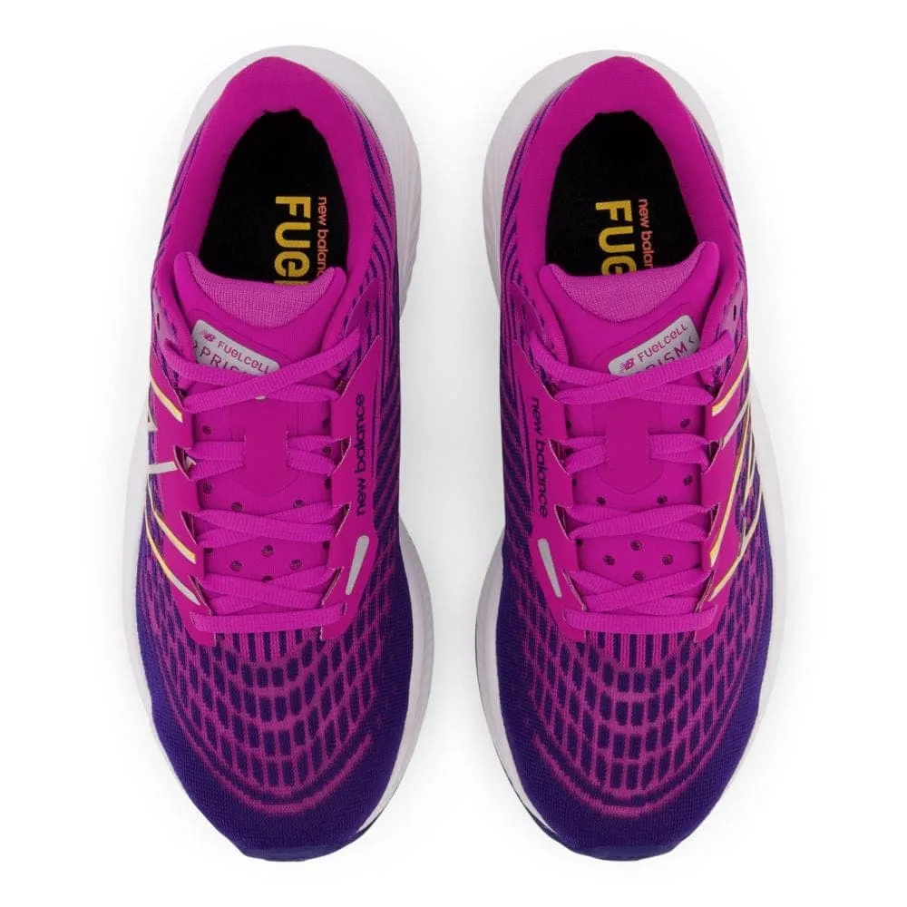 New Balance FuelCell Prism v2  Women's) - Blue with magenta pop and vibrant apricot