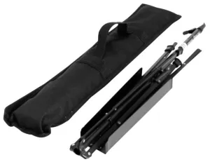 On Stage Foldable Music Stand With Carrying Bag (Black)