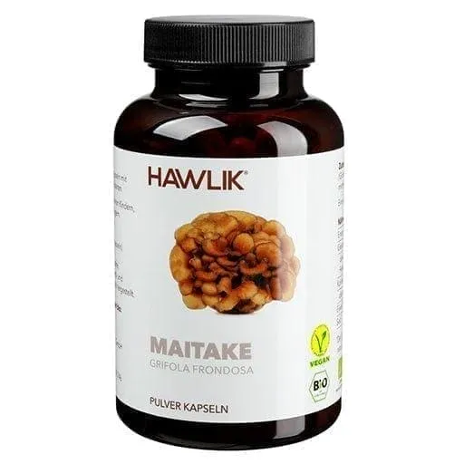 ORGANIC MAITAKE mushroom powder capsules, maitake mushrooms