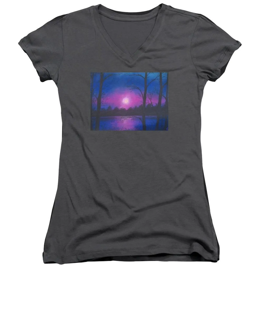 Petalled Dreams - Women's V-Neck