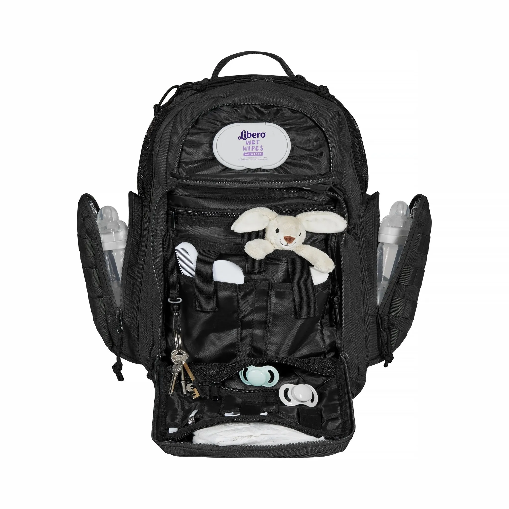 Phil & Jack Diaper Backpack 2.0 - Black