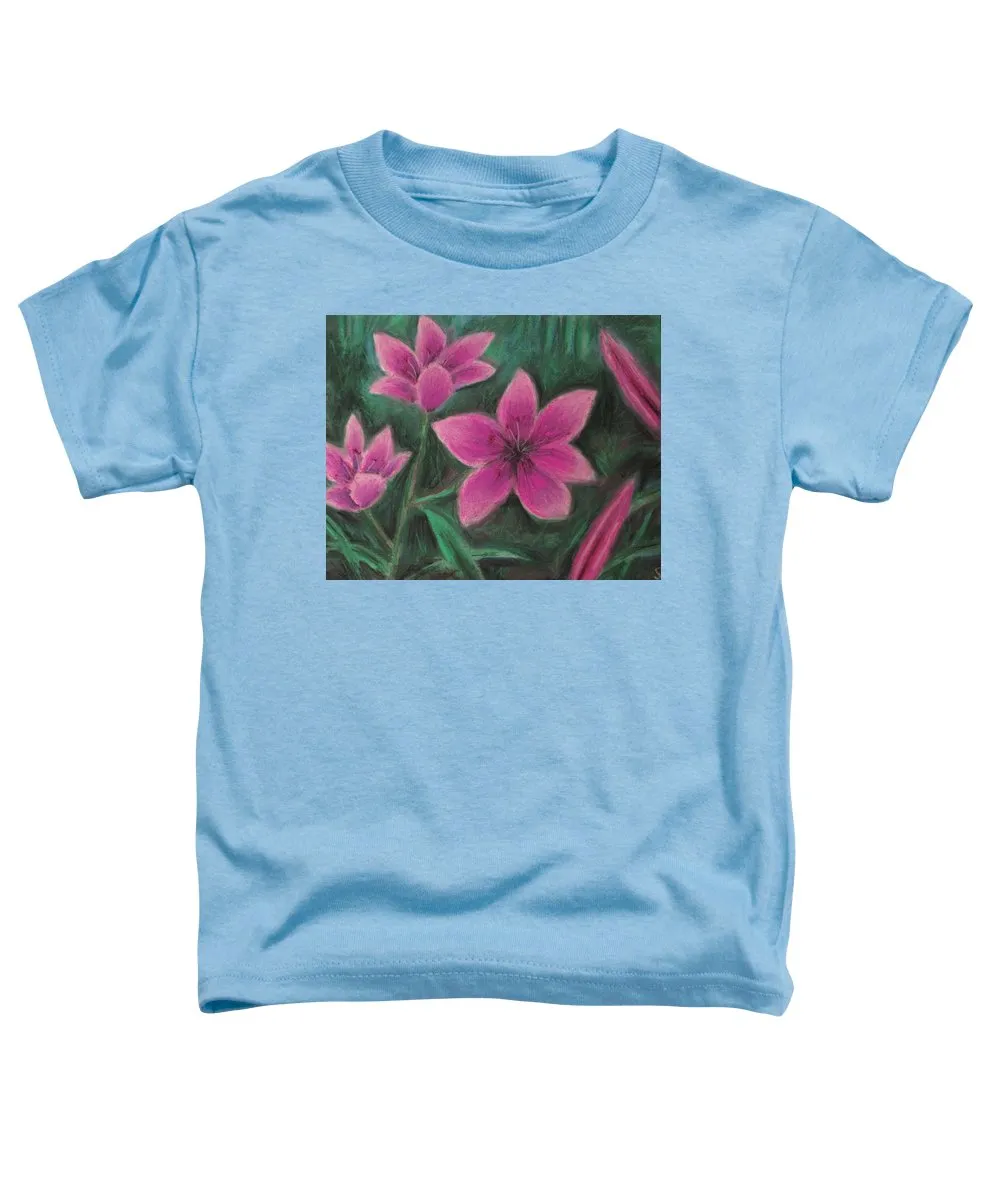 Pink Lilies - Toddler T-Shirt