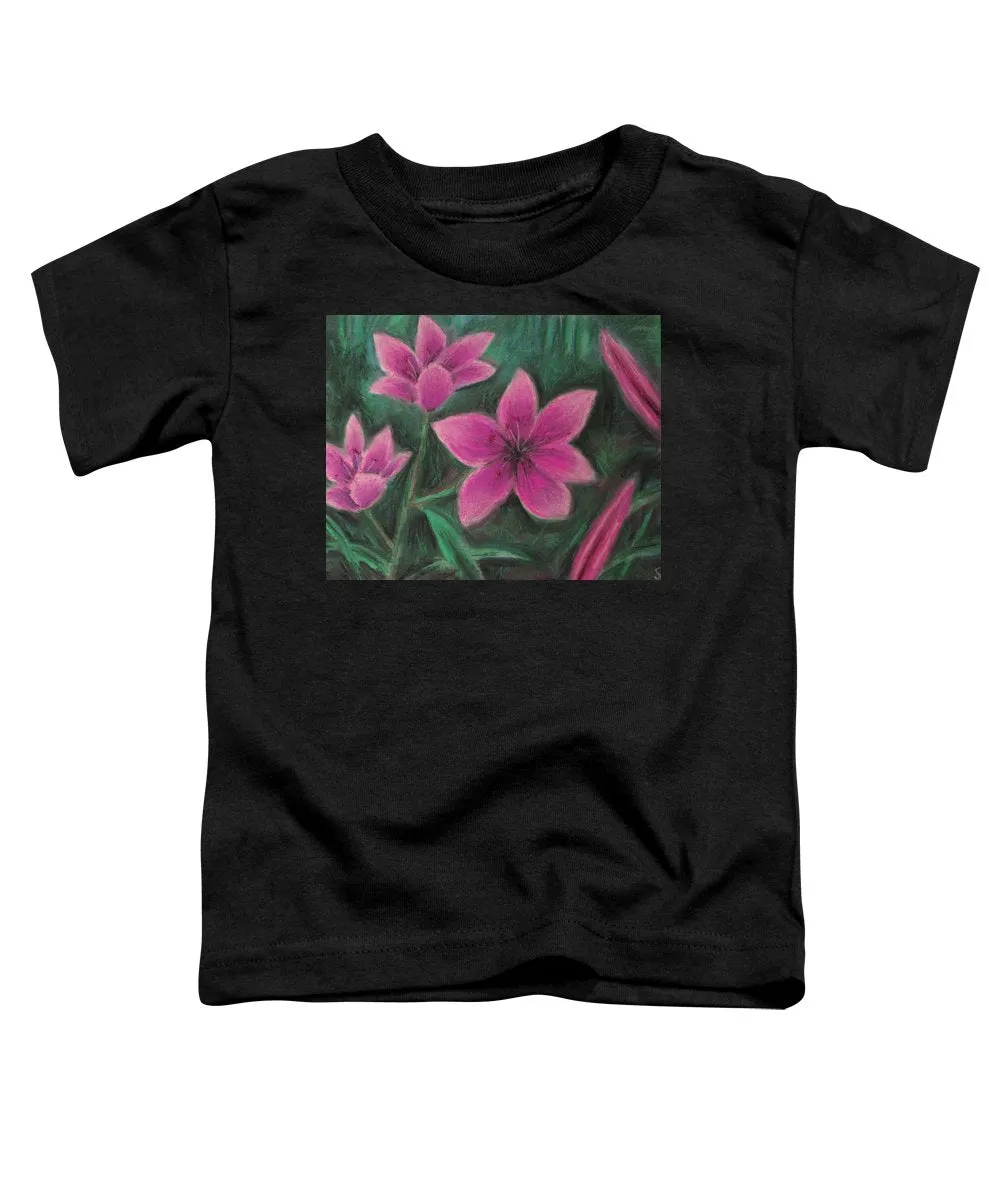 Pink Lilies - Toddler T-Shirt