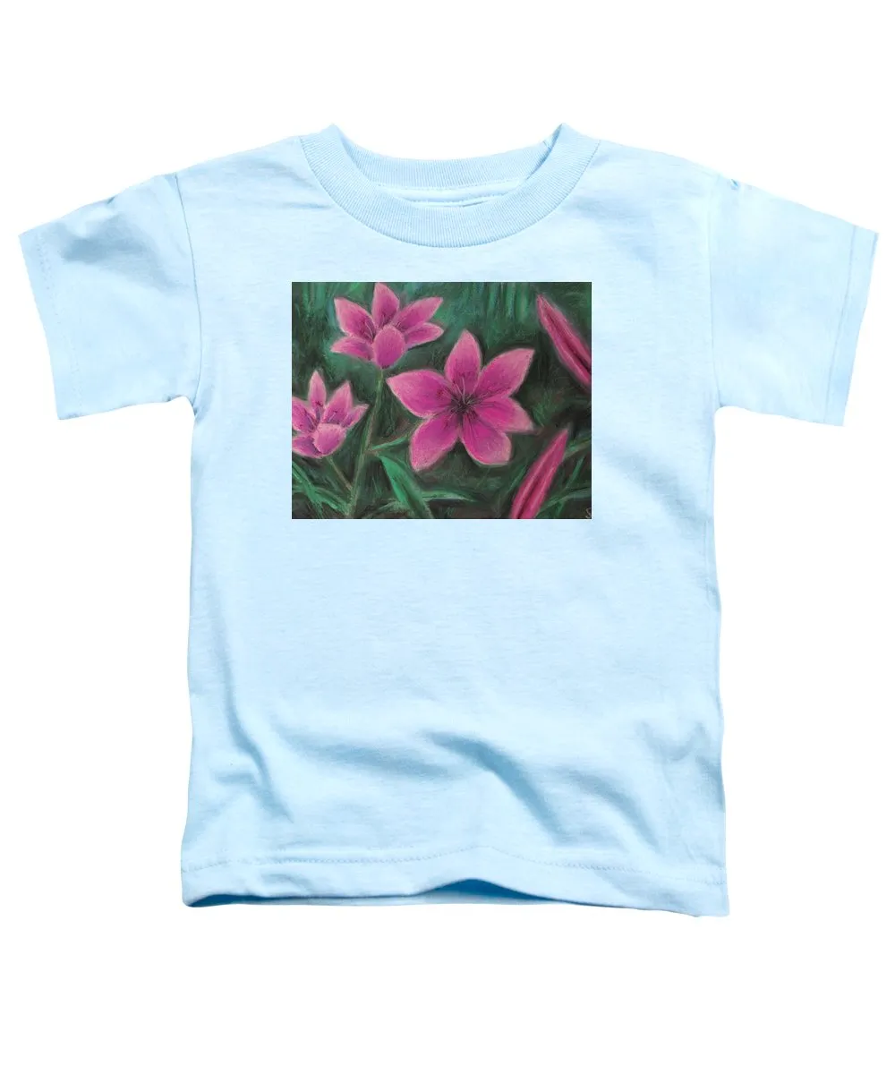 Pink Lilies - Toddler T-Shirt