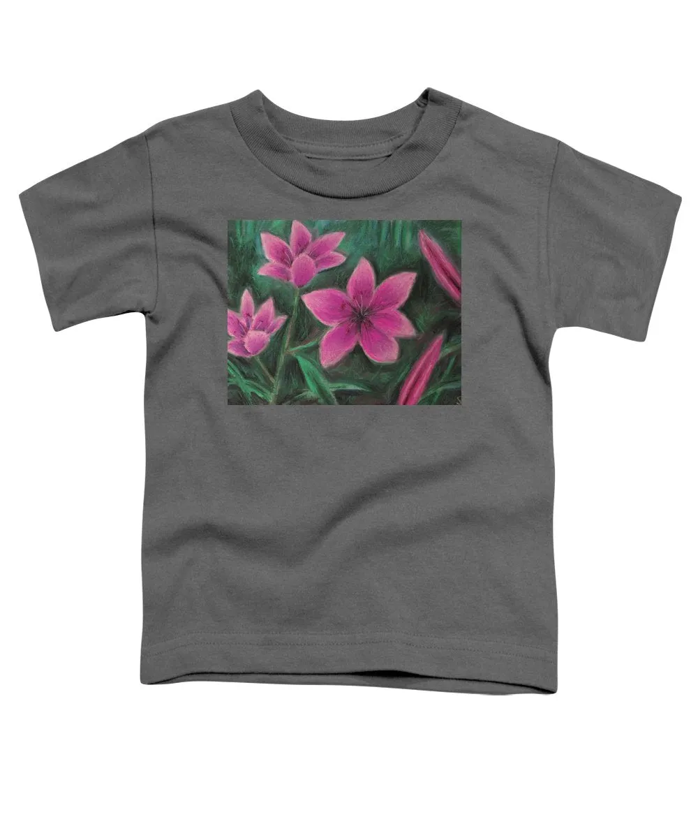 Pink Lilies - Toddler T-Shirt