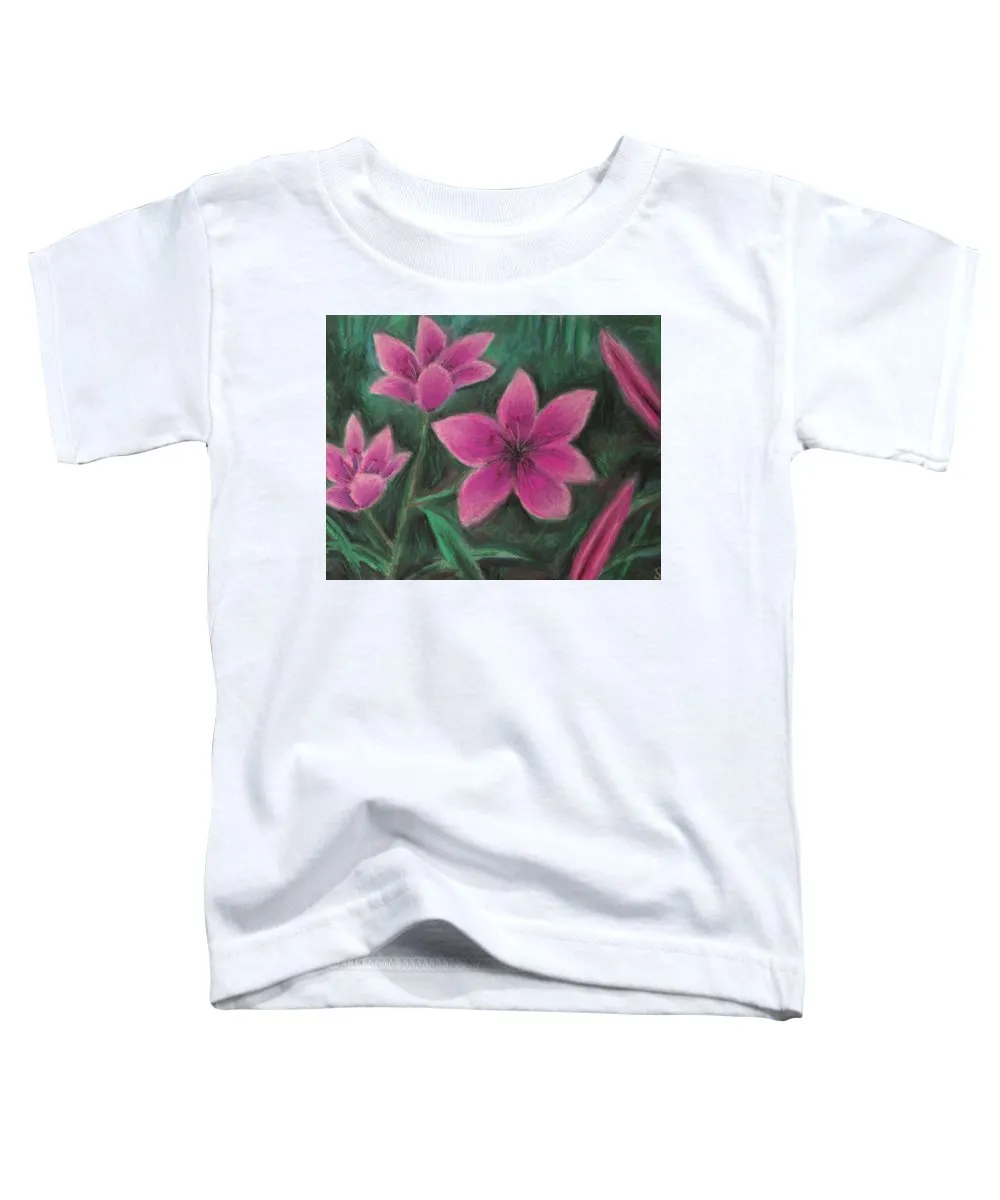 Pink Lilies - Toddler T-Shirt