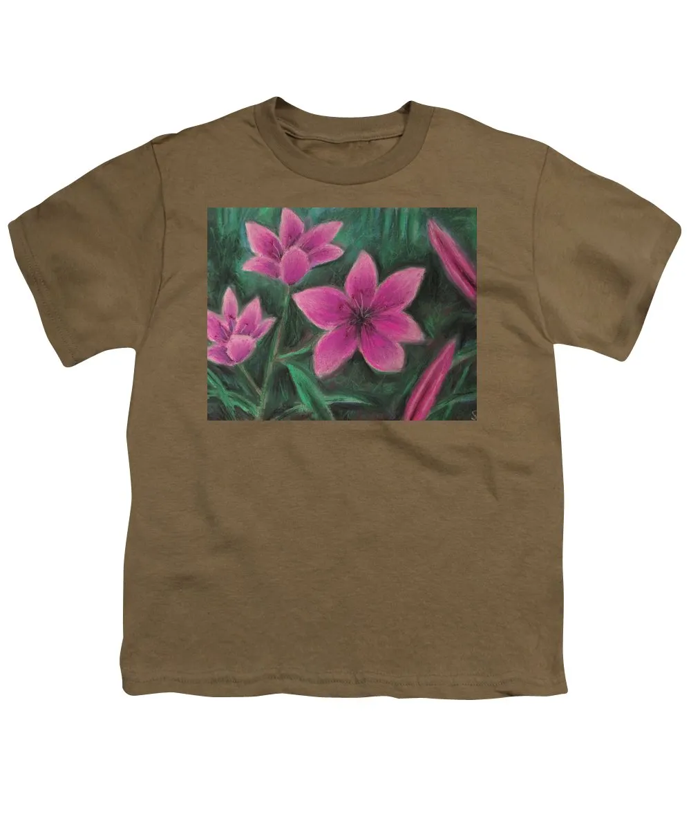 Pink Lilies - Youth T-Shirt