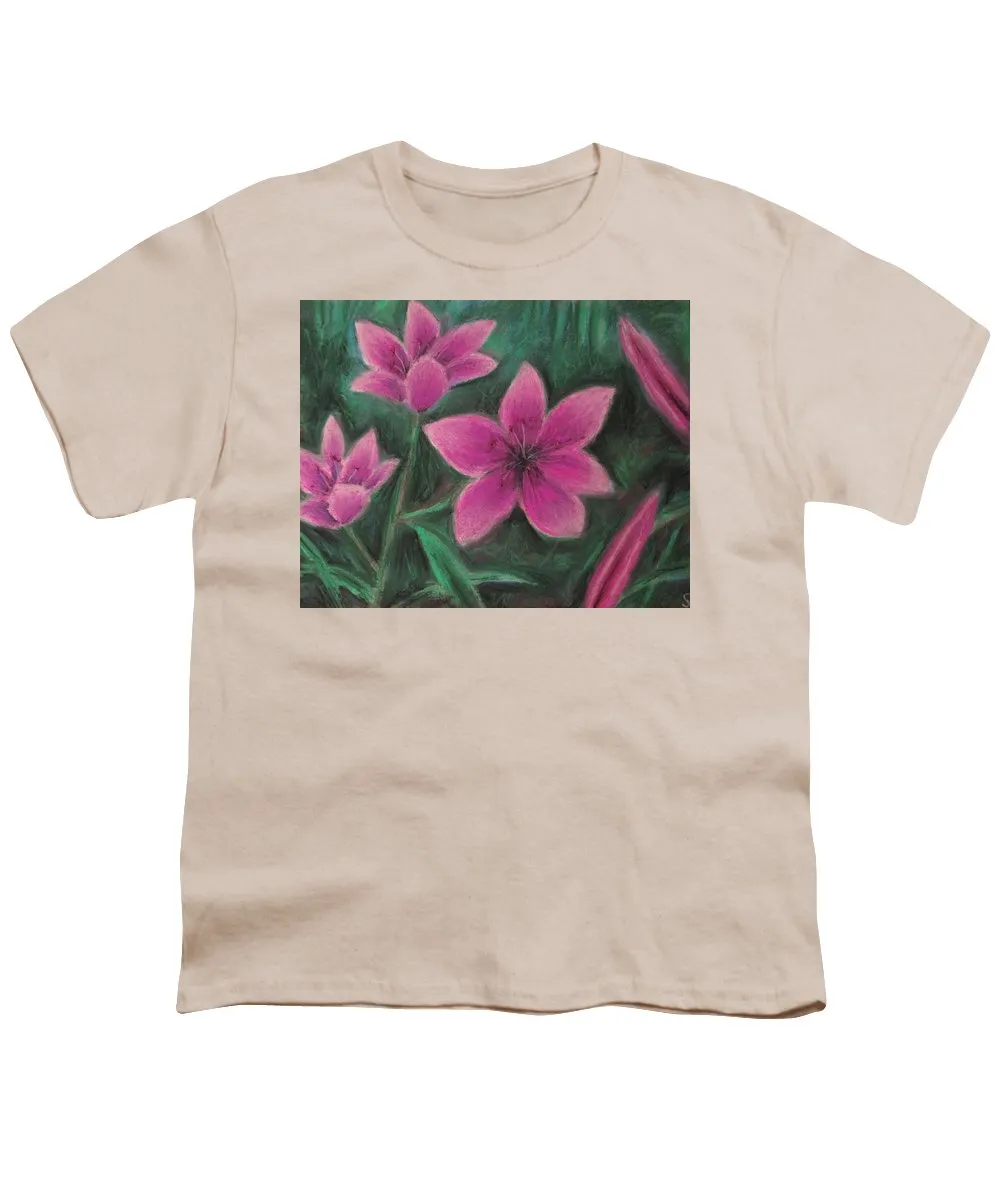 Pink Lilies - Youth T-Shirt