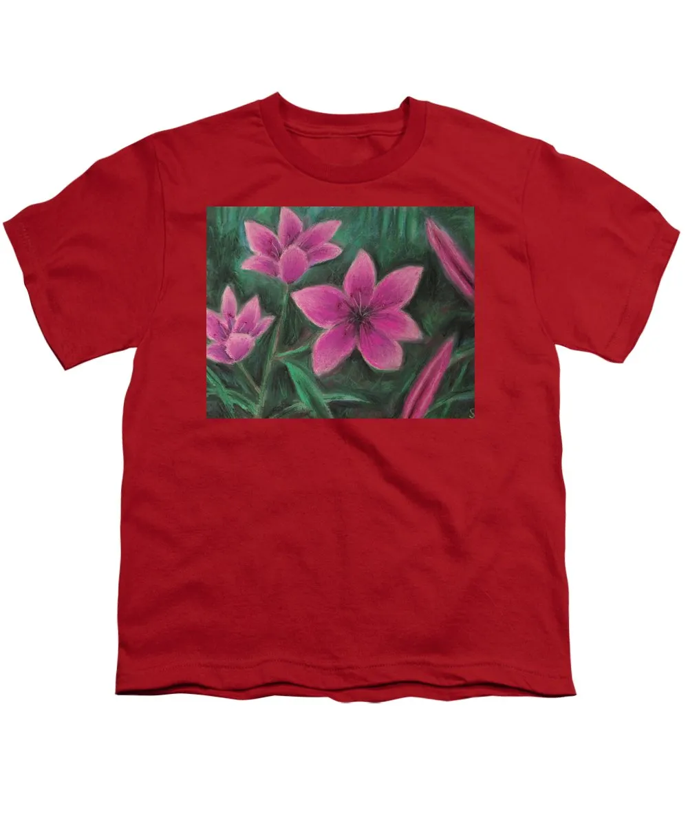 Pink Lilies - Youth T-Shirt