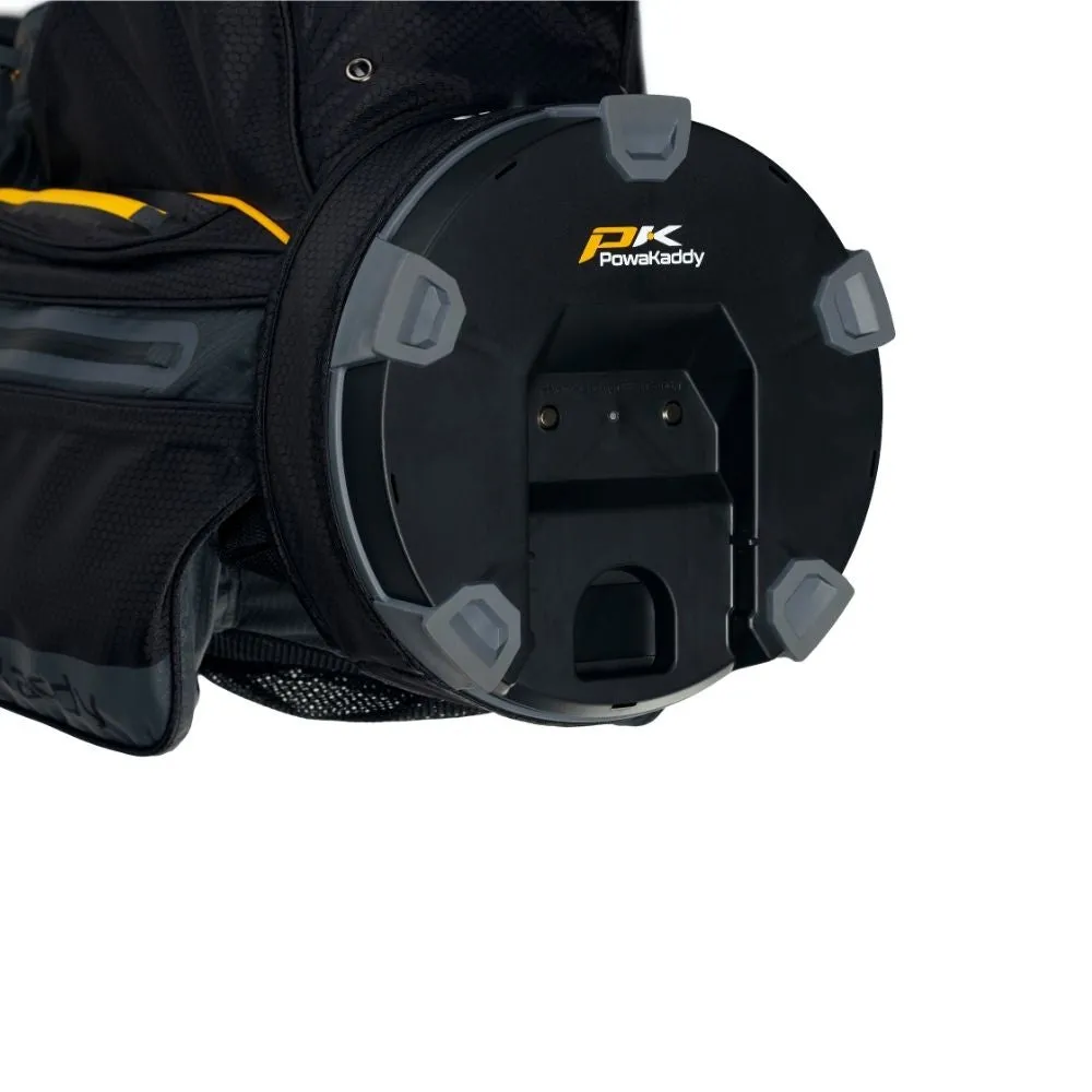 Powakaddy X-Lite Golf Cart Bag 2024 - Black Yellow Trim