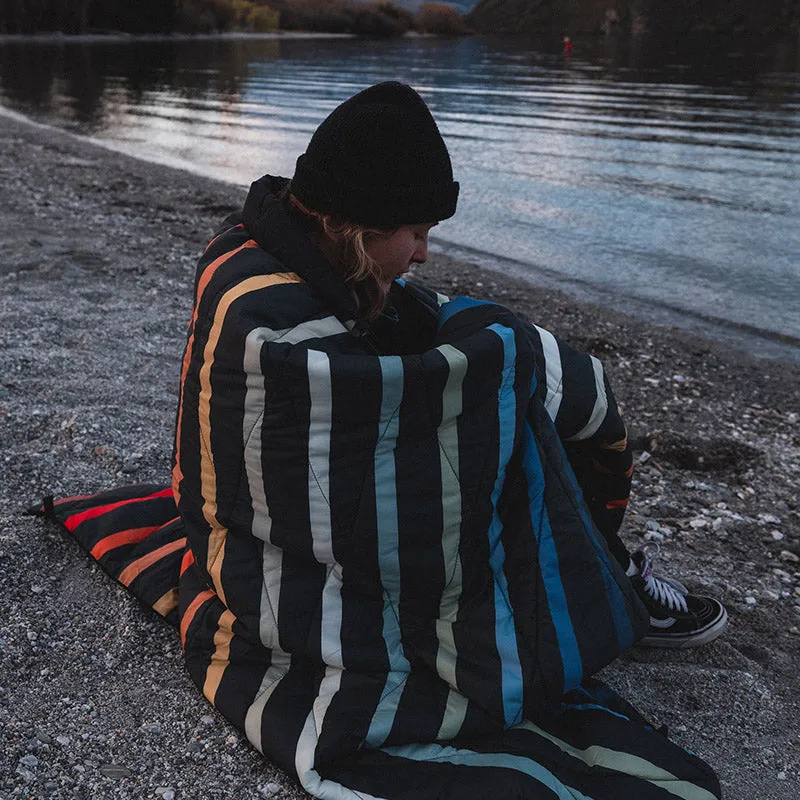 Puffer Blanket: Pinstripes Multi