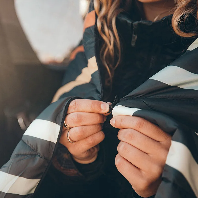 Puffer Blanket: Pinstripes Multi