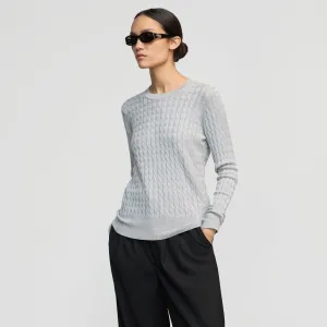 Rania Lightweight Cable Sweater