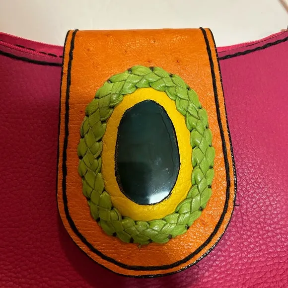 Rare Bohemian Vintage Agate Purses