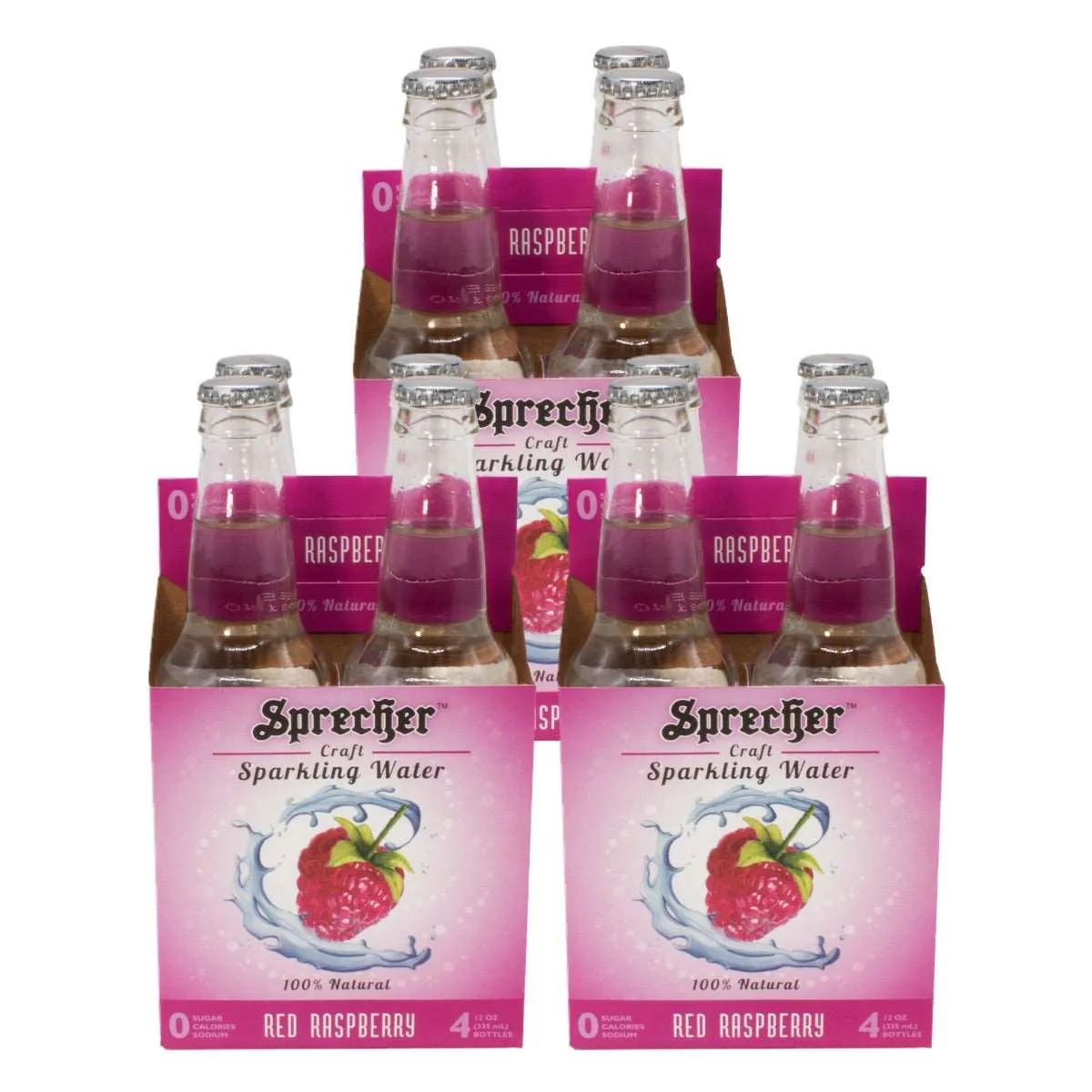 Red Raspberry Sparkling Water 12 Pack