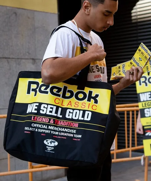 Reebok Unisex Classics We Sell Gold Tote Bag B3430