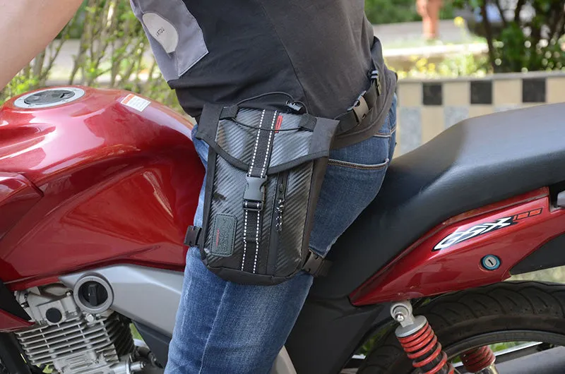 RIDERS EDGE: Waterproof Oxford Drop Waist Leg Bag